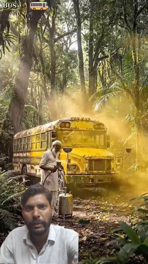 old mane cleen bus #ai #oldman #bus #greenscreen
