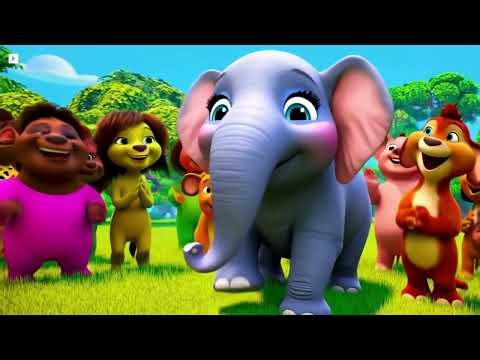 Elephant Groove Party 🐘🎶 | Fun Elephant Song for Kids | Dance & Laugh (2025)