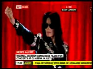 Michael Jackson - This Is It.....The king of pop Announces his comeback for the O2 Arena in London