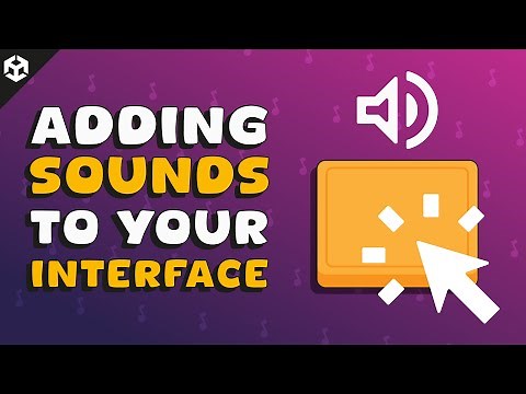 How to add sounds to your UI in Unity 💛 Play sounds on click!