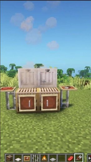 Minecraft BBQ Grill 🍔