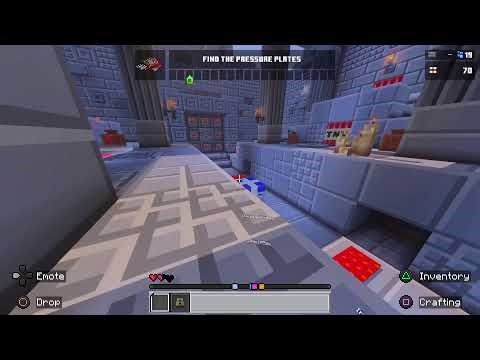 Minecraft PS5 gameplay Merry Christmas