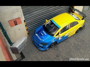 Spoon Sports Honda Civic FD2 Type-R Finished 1/24 scale