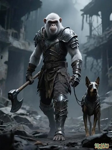 猿猴武士对战异形(Ape Samurai vs Alien) #thrilling #alien #ape #samurai