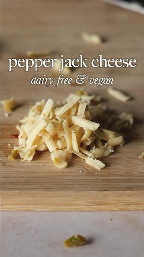 Homemade Vegan Pepper Jack Cheese! So easy!