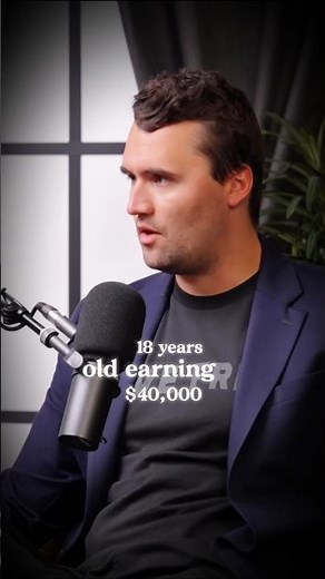 Charlie Kirk Explains If $40,000 a Year Is Enough to Build Wealth💵