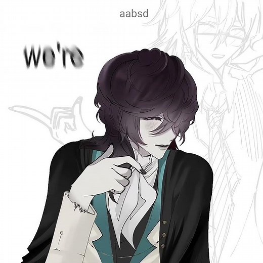 I drew this on live! 🥹❤️ #bsd #ranpoe #ship