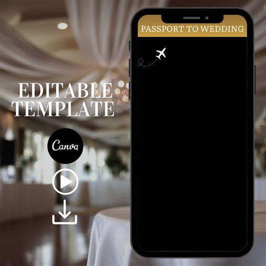 Editable Passport Wedding Invitation Template, Destination Boarding Pass, Electronic Invitation Wedding RSVP, Instant PDF Download - Etsy