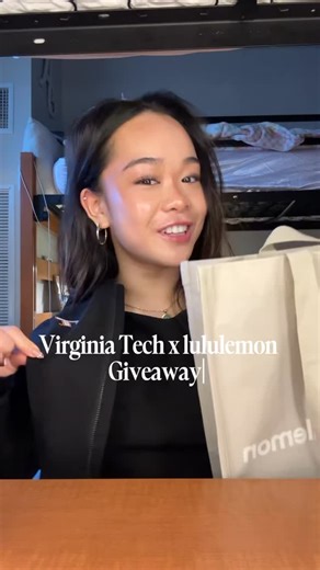 Hokie Shop on Instagram: "*CLOSED* HEYYY HOKIES!! I’m so excited to announce I’m working with @vthokieshop to give away a lululemon bag to one of you guys!! Make sure to pop out to the Hokie shop tomorrow, January 30th, to see all the new VT x lululemon items!!❤️🧡 Giveaway Rules: 1. Comment on this post and tag 2 friends‼️ 2. Follow @vthokieshop and @amandakhong on instagram 3. Follow @akhong on Tiktok *items in the goodie bag may vary GOOD LUCK HOKIES!! see you tomorrow at the lululemon drop😜
