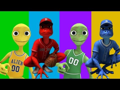 Wrong Heads DAME TU COSITA and PATILA Alien Green El Chombo Dance CHALLENGE