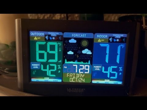 La Crosse Technology La Crosse Technology Weather Station with Customizable Alerts, Weather Forecast
