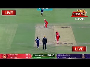 Watch PSL 2025 Live - Quetta Gladiators vs Islamabad United | Live Match Today