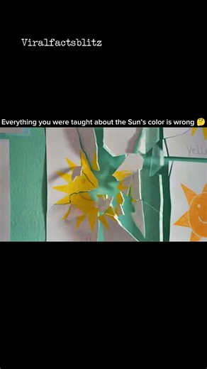What you see from Earth is not the Sun’s true color 🤔 #SunColor #WhiteSun #ScienceFacts