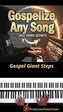 Gospelize Giant Steps 🎹 | Cold Chords (1:22)