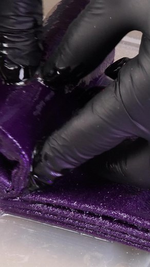 50K views · 340 reactions | Trapping Fabric In Epoxy Resin | Crafty School | Facebook