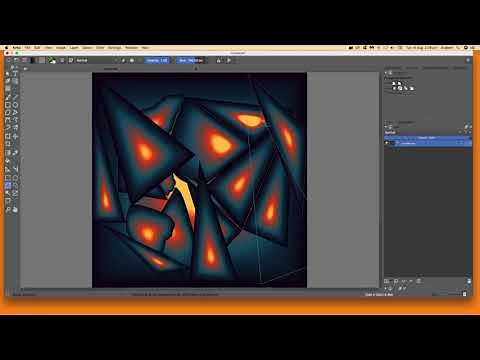 Krita Tutorial : Create Abstract Gradient Background How To | Graphicxtras