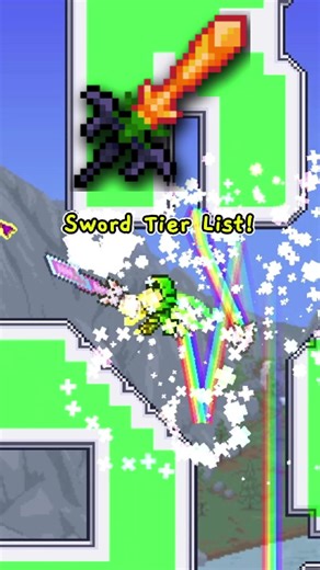 Terraria Swords Tier List Part 1! #terraria #fyp #terrariaguide #gaming #viral