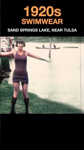 See what sexy swim wear looked like in 1920s #1920sfashion #tulsa