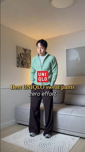 Best #uniqlo sweat pants, zero effort