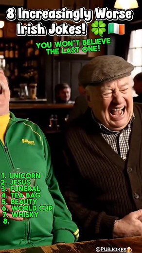 8 best Irish Jokes (Increasingly worse) #humour #comedy #jokes #irish #british | Pub.jokes