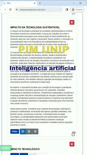 Projeto Integrado Multidisciplinar (PIM) na Unip: Faculdade e Trabalhos Acadêmicos