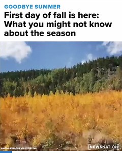 1.3K views | Fall is here! Do you know why it is called "fall"? More about the season here --> https://trib.al/05fHVV4 | NewsNation | Facebook