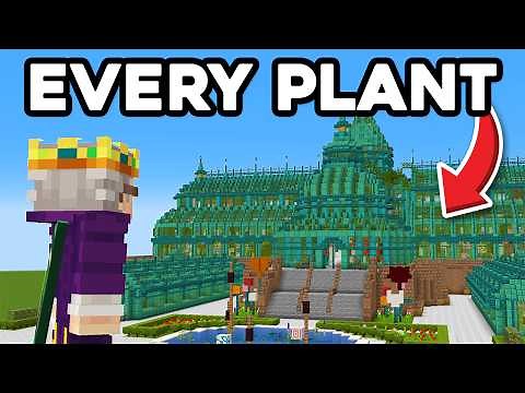 I Built a Greenhouse for Every Plant in Minecraft