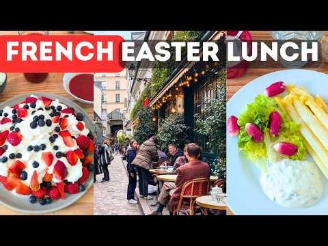 Real French Easter Lunch in Paris - What French people eat for Easter