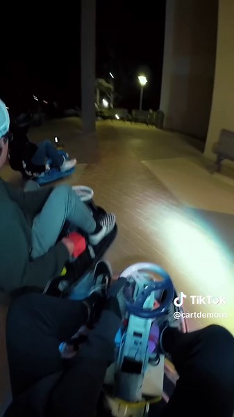What a night riding the crazy carts 🛒💨 @Dom Wasabi @pluto @kmatzFD3S #drift #drifting #cars #taxigarage #crazycart #crazycarts #driftcart #sendit #mariokart #tandem