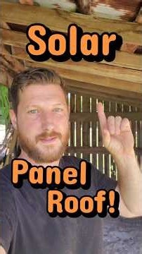 Solar panel roof! But first, demolition 😁 Thehomesteadconsultant.com #homesteading #offgrid #solar