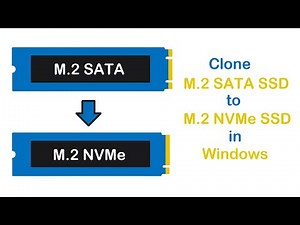How to Clone M.2 SATA SSD to Another/New/Larger M.2 NVMe SSD in Windows