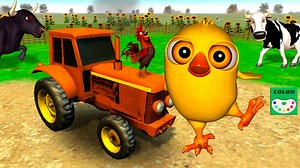 644K views · 9K reactions | Juego del Pollito y el Tractor de la Granja - Animales bailando | El Pollito y el Tractor 3D | Facebook