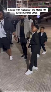 Emtee with his family at the Metro FM Music Awards. #MetroFmAwards2025 #metrofmmusicawards2025 #MMA25 | Goodwill Thomo