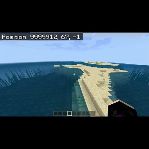 Far lands in minecraft bedrock (shorts)