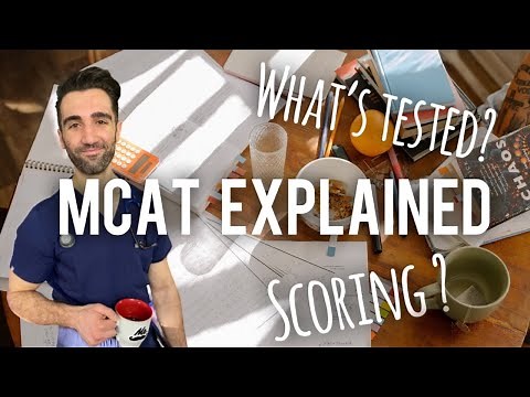 MCAT EXPLAINED - Scoring, Tested Subjects, When To Write and MORE