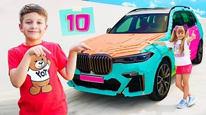 7.1K views · 124 reactions | Diana Roma and Oliver Number Game Challenge From 1 to 10 #2353523 | RubyandBonnie TV | Facebook