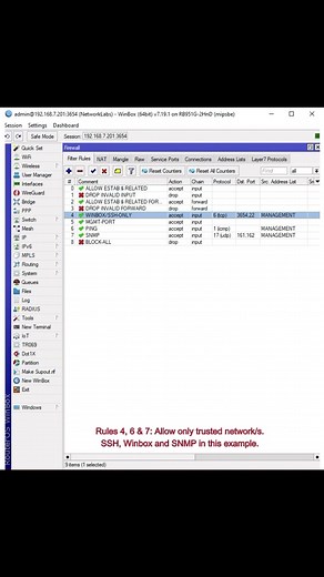 Mikrotik Firewall Filter Rules Basic Updated | Roldan Centeno