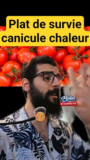 🎙️🥵 Mon plat de survie canicule c'est tomate mozza ... ✨ #canicule