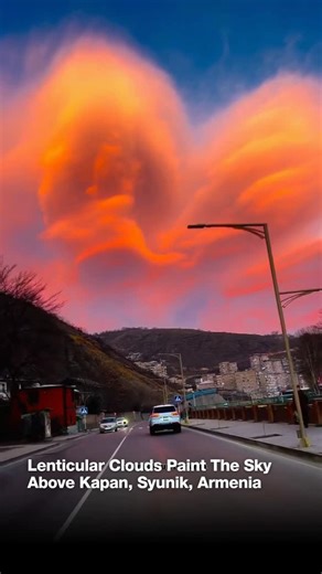 Zartonk Media on Instagram: "Lenticular Clouds Paint The Sky Above Kapan, Syunik, Armenia 🇦🇲 🎥 @Syunik_Tour_Armenia Follow @ZartonkMedia, your home for all things Armenian."