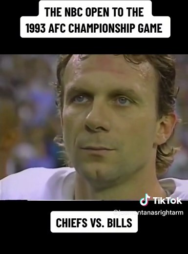 The 1993 AFC Championship Game: Joe Montana Chiefs vs. Bills