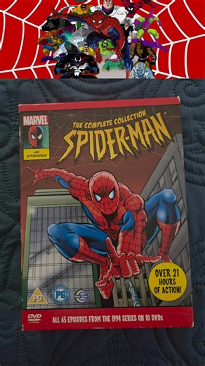 My 90s rare Spider-man dvd complete collection. (Region 2 UK release)