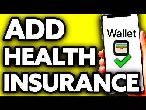 How To Add Health Insurance Card to Apple Wallet (EASY!)