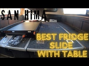 SAN HIMA 75L Fridge Slide With Extendable Table / How To Use The SAN HIMA Fridge Slide & Table