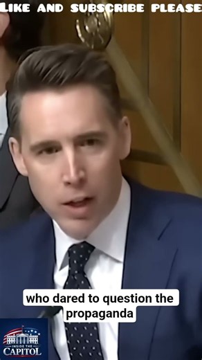 I WROTE THE BILL! JOSH HAWLEY LAMENTED!
