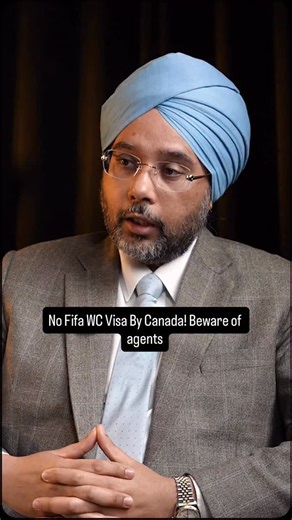 Simranjot Singh on Instagram: "No Fifa World Cup Visa by Canada #makkar #burn #canada"