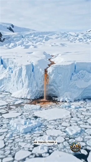 Antarctica’s Blood Falls: The Water That Looks Like Blood! 😱🩸
