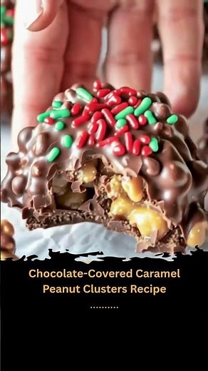 Chocolate-Covered Caramel Peanut Clusters