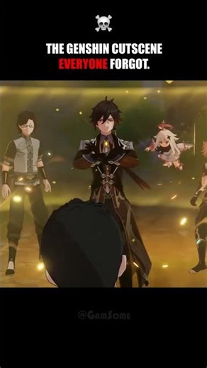 zhongli's rare cutscene
