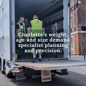 4.2K views · 75 reactions | ⚓ Discover the stunning Queen Charlotte figurehead, the latest addition to our Figurehead Gallery at Portsmouth Historic Dockyard! ⚒️ This beautifully preserved masterpiece tells a story of naval history, craftsmanship, and the spirit of the sea. See her up close in the Figurehead Gallery. ❄️ Price Freeze, book now https://bit.ly/44fa2BP | Portsmouth Historic Dockyard | Facebook