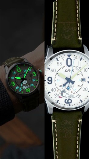 LAUNCH SPITFIRE SMITH AUTOMATIC SNOOPY PEANUTS FLYING ACE PILOT ERROR LIMITED EDITION